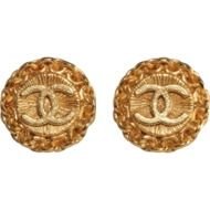 earrings with a Chanel logo as a picture for clipart