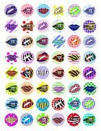 Cheetah Print Lips Clip Art