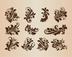 Vintage Floral Vector Design N3