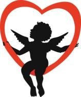 Valentines Day Cupid Heart Clip Art