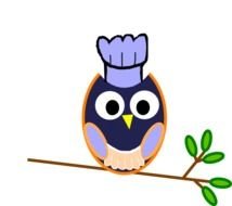 Blue Owl Clip Art N17