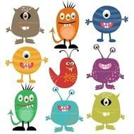 Funny Monster Clip Art N14