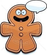 Cartoon Gingerbread Man N3