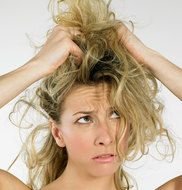 Clip art of Bad Hair Day