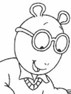 cartoon beast with round glasses