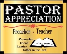 Pastor Appreciation Clip Art darwing