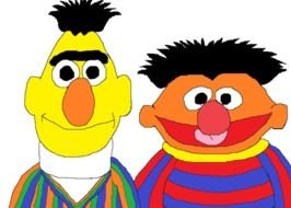 Sesame Street Bert And Ernie drawing