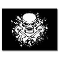 Skull And Piston Drawings