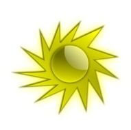 Clip art of Vector Sun