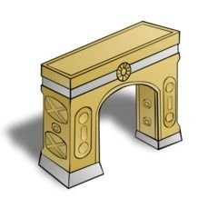 Archway Arch Road Vector Clip Art