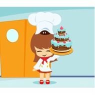 Sheet Birthday Cakes Clip Art