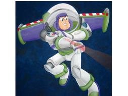 clipart of Flying Buzz Lightyear