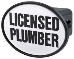 "Licensed Plumber" sign clipart