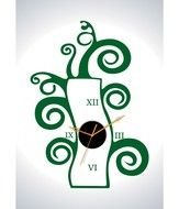 Vinyl Wall Decal Clock as picture for clipart