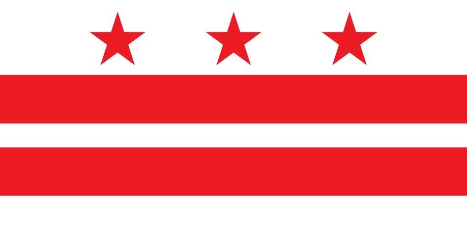 Washington DC Flag drawing