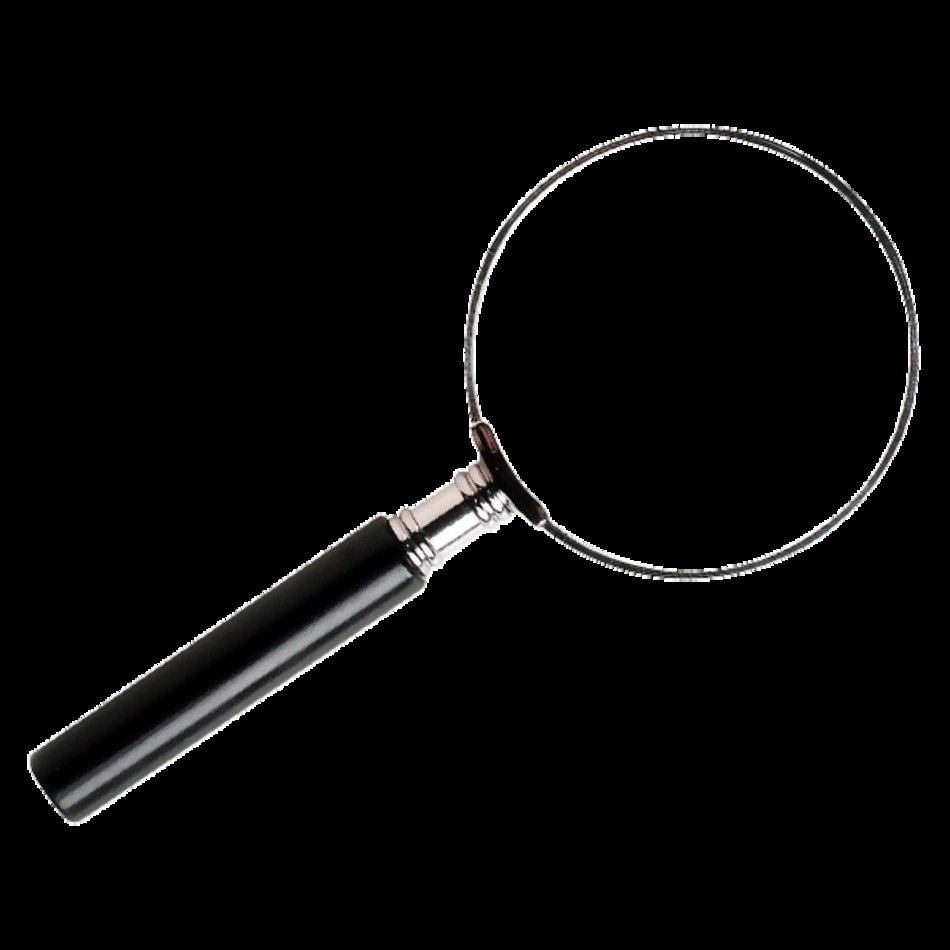 Transparent Magnifying Glass