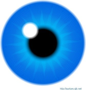 Blue Eyes Clip Art N23