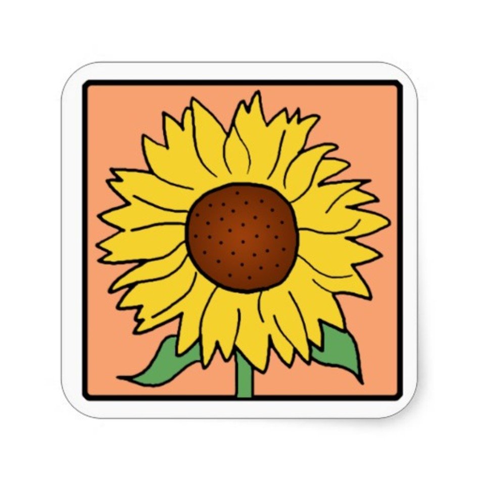 Cartoon Sunflower Clip Art N14