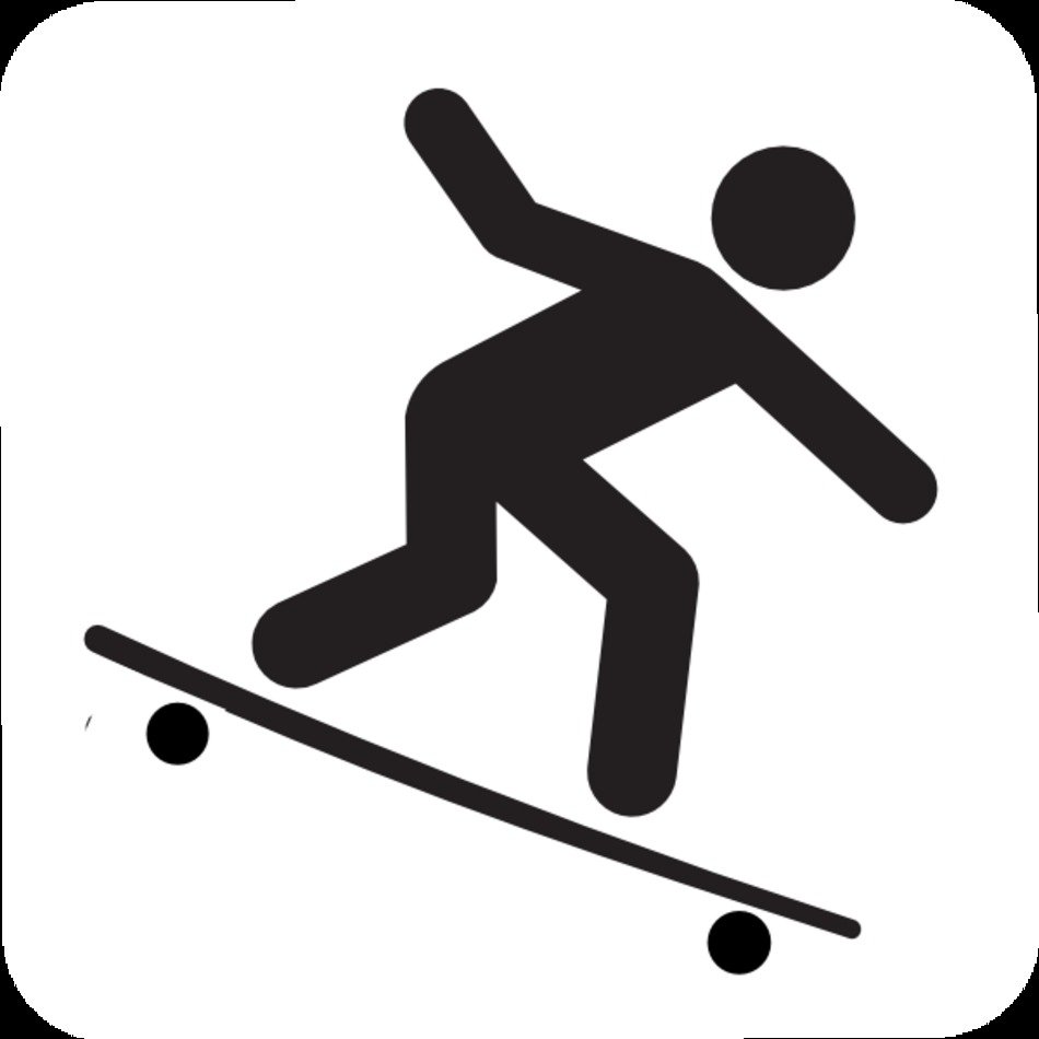 Surfer Silhouette Clip Art N6