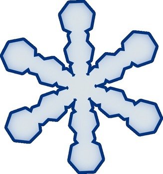 Cartoon Snowflake Clip Art N21