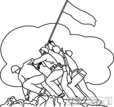Veterans Clip Art Black And White