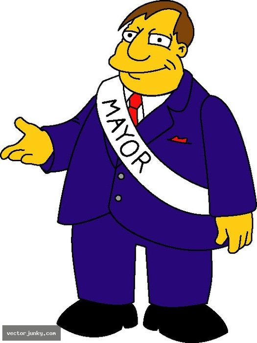 Simpsons Mayor Quimby