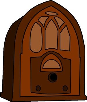 Old Radio Clip Art N2