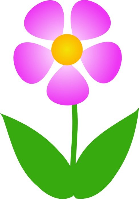 Pink Flowers Clip Art N74