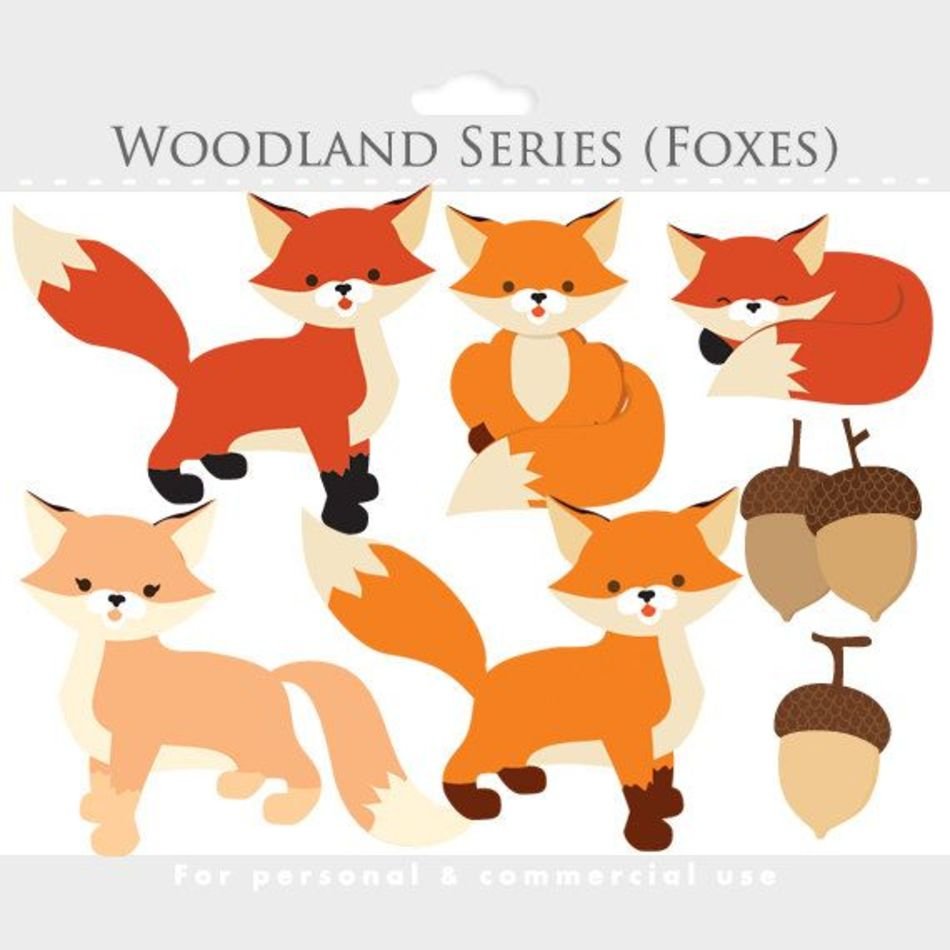 Cute Fox Clip Art N25
