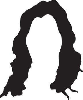 Silhouette Art Black Hair Wigs