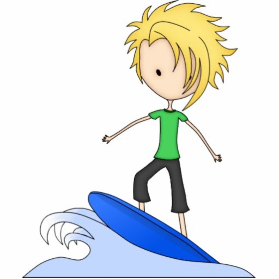 Cute Little Blonde Kid Cartoon