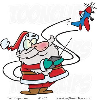 Cartoon Plane Flying N3