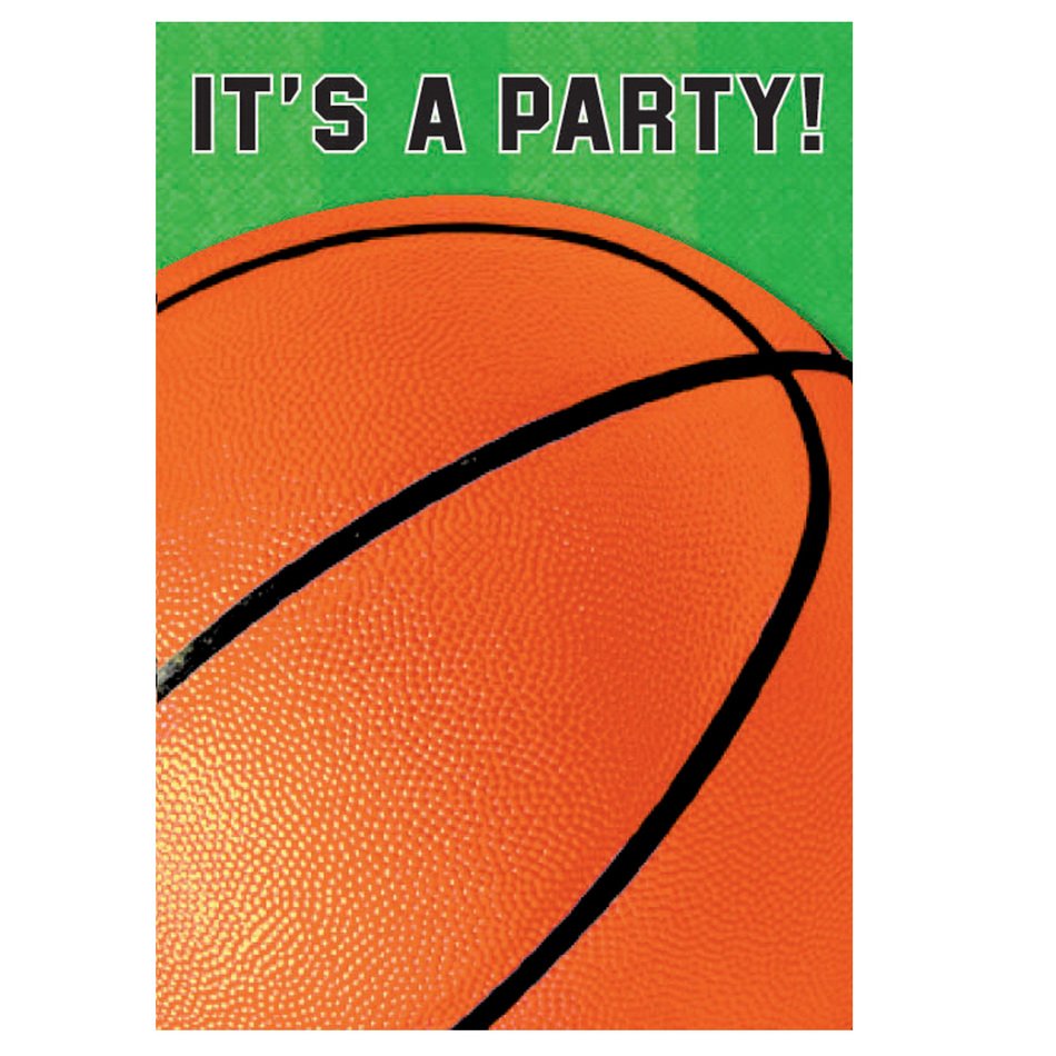 Free Basketball Party Invitations