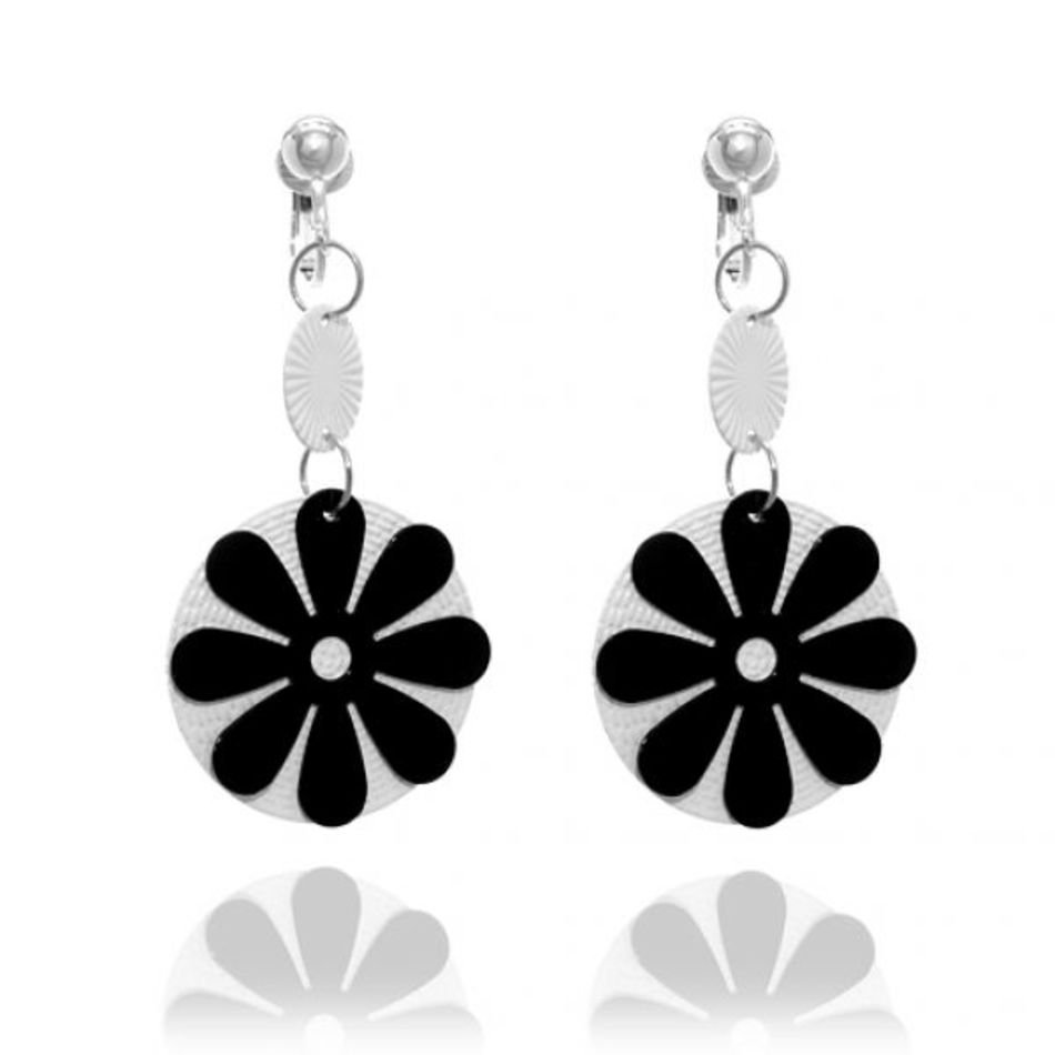 Black And White Flower Clip Art N44