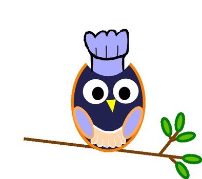 Blue Owl Clip Art N17