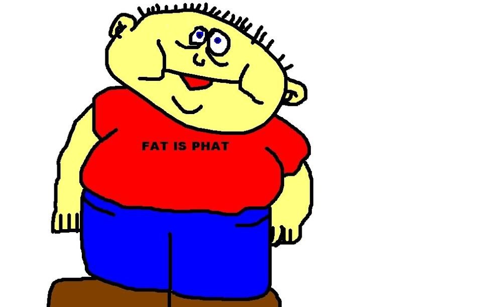 Fat is phat drawing