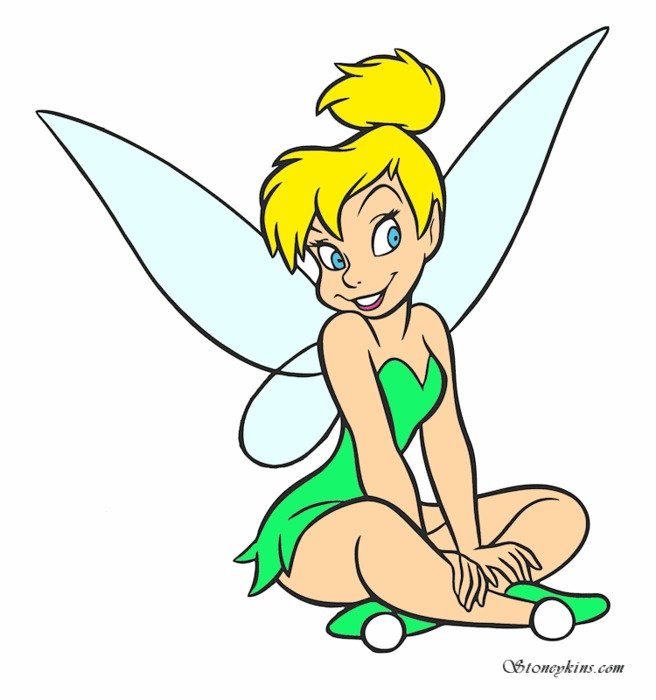 Tinkerbell Face Clip Art