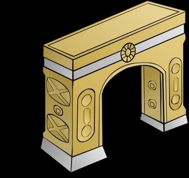 Archway Arch Road Vector Clip Art