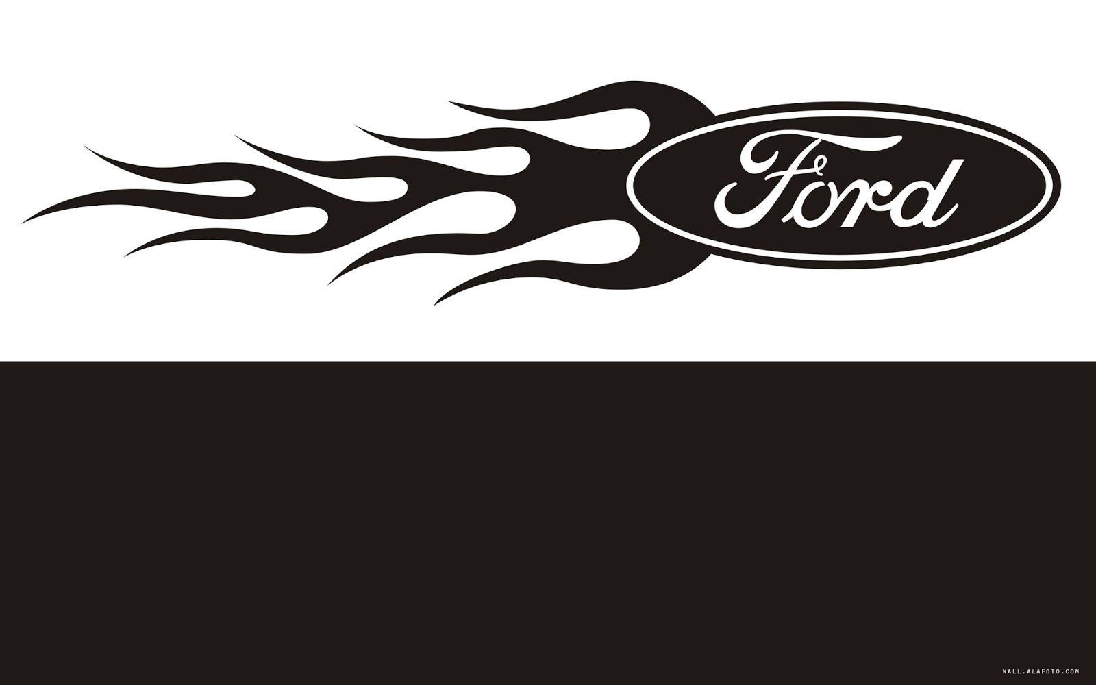 Ford black Logo drawing free image download