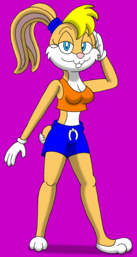 Lola Bunny Basketball drawing image.