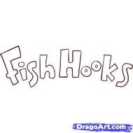 Fish Hooks Coloring Pages