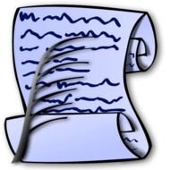 Scroll Vector Clip Art N4