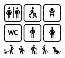 Funny Restroom Toilet Signs N2