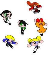 Powerpuff Girls Vs Rowdyruff Boys Fight