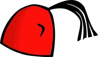 red hat Clip Art drawing