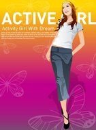 Slim Korean Girls drawing