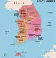 South Korea Map N2