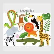 Jungle Animals Clip Art N13