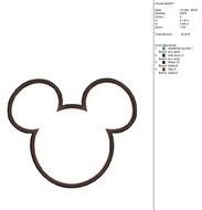 Mickey Mouse Ears Clip Art N16