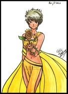 Rhea Greek Goddess drawing